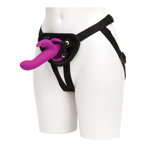 Happy Rabbit Rechargeable Vibrating Strap-On
