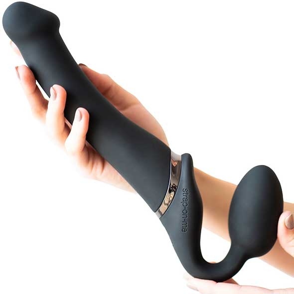 Strap-On-Me Strapless Strap-On In Hand