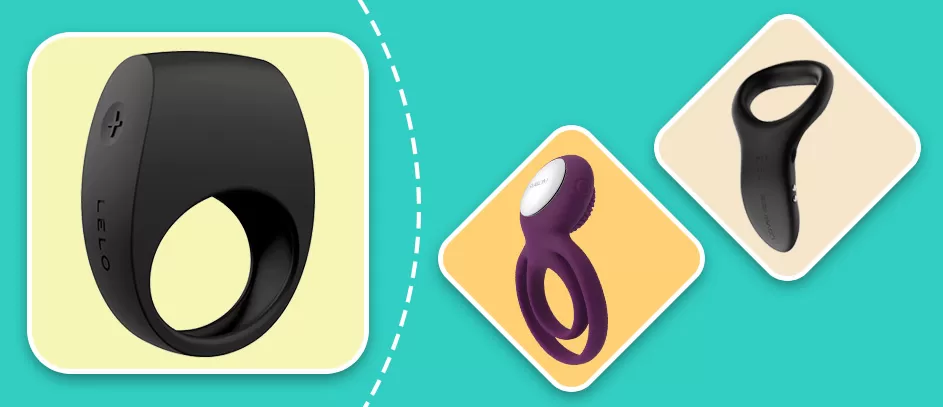 3-in-1 Silicone Penis Ring: Ultra Soft Cock Ring for Men - Enhance Stamina,  Prolong Sex, No Vibration - 3 Different Sizes for Couples!